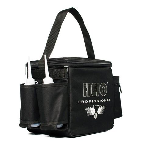 black soccer bolsa