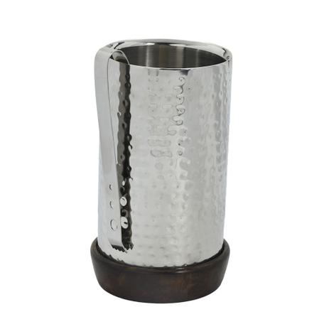Balde de Gelo Para Vinho de Aco Inox Bar Cia 23cm - Espressione Menor preço em Balde de Gelo Para Vinho de Aco Inox Bar Cia 23cm - Espressione