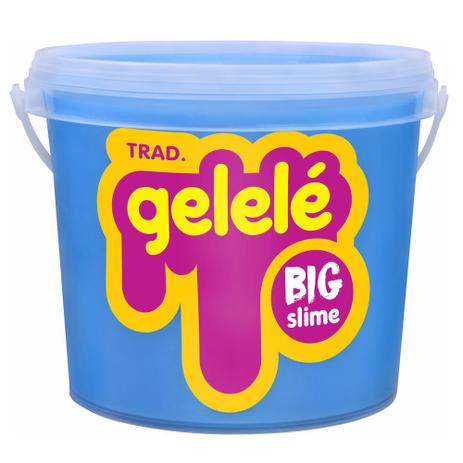 Balde de Slime - 1,5 Kg - Gelele - Big Slime - Cores Tradicionais - Azul - Doce Brinquedo Menor preço em Balde de Slime - 1,5 Kg - Gelele - Big Slime - Cores Tradicionais - Azul - Doce Brinquedo