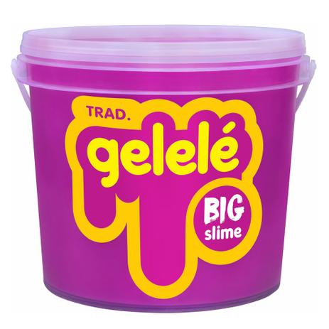 Balde de Slime - 1,5 Kg - Gelele - Big Slime - Cores Tradicionais - Pink - Doce Brinquedo Menor preço em Balde de Slime - 1,5 Kg - Gelele - Big Slime - Cores Tradicionais - Pink - Doce Brinquedo