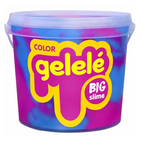 Balde de Slime - 1,5 Kg - Gelele Color - Azul e Roxo - Doce Brinquedo Menor preço em Balde de Slime - 1,5 Kg - Gelele Color - Azul e Roxo - Doce Brinquedo