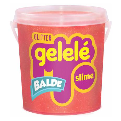 Balde de Slime - 457 Gr - Gelele Glitter - Laranja - Doce Brinquedo Menor preço em Balde de Slime - 457 Gr - Gelele Glitter - Laranja - Doce Brinquedo