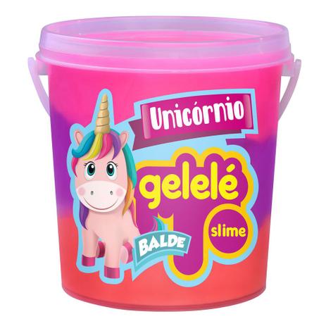 Balde de Slime - 457 Gr - Gelele Unicórnio - 3 Cores - Roxo, Laranja e Pink - Doce Brinquedo Menor preço em Balde de Slime - 457 Gr - Gelele Unicórnio - 3 Cores - Roxo, Laranja e Pink - Doce Brinquedo