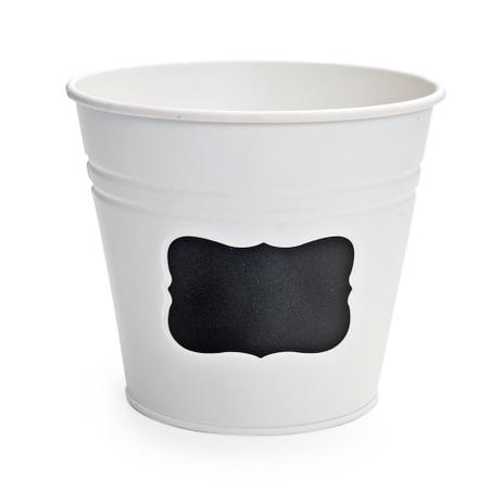 Balde decorativo Branco Médio com Lousa Dec. Festas - Cromus é boa?