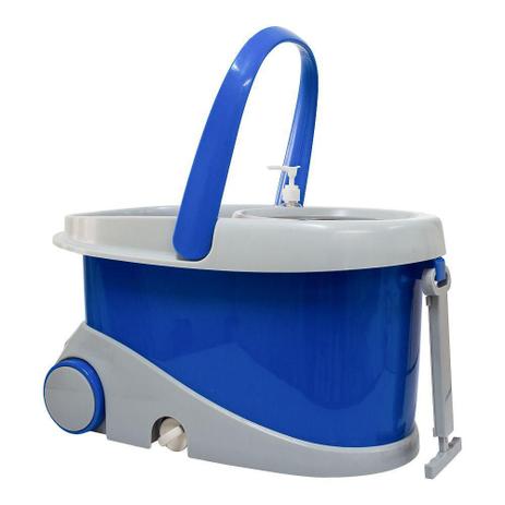 Balde Esfregão Spin Mop Centrífuga 360 Inox Com Rodinhas E 2 Refis De Microfibra - Cadeiras Inc é boa?