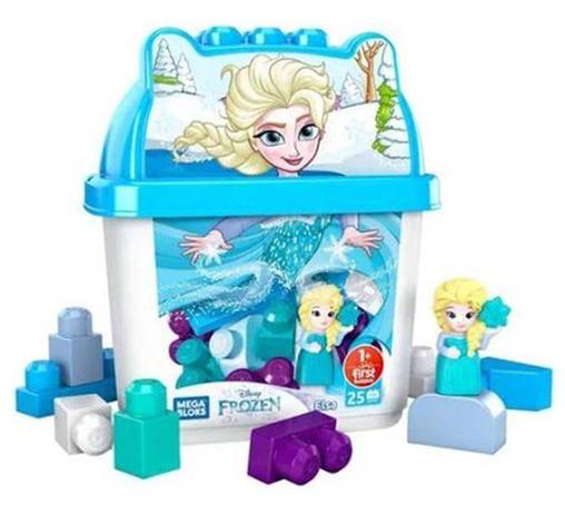 Balde Mega Bloks da Disney Pixar 25 peças - Mattel Menor preço em Balde Mega Bloks da Disney Pixar 25 peças - Mattel