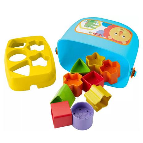 Balde Meus Primeiros Blocos - Fisher Price Menor preço em Balde Meus Primeiros Blocos - Fisher Price