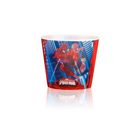 Balde Pipoca Plástico 3D Spiderman 1L - Regina Menor preço em Balde Pipoca Plástico 3D Spiderman 1L - Regina