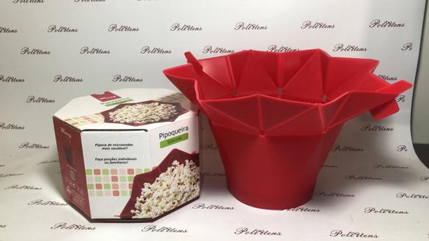 Balde Pipoca Silicone Dobrável Microondas Pipoqueira - wincy Menor preço em Balde Pipoca Silicone Dobrável Microondas Pipoqueira - wincy