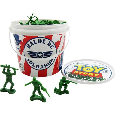 Balde Soldados Toy Story - Toyng Menor preço em Balde Soldados Toy Story - Toyng