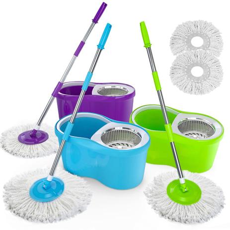 Balde Spin Mop 360 Centrífuga Cesto e Cabo em Inox 2 Esfregão - Kobest é boa?