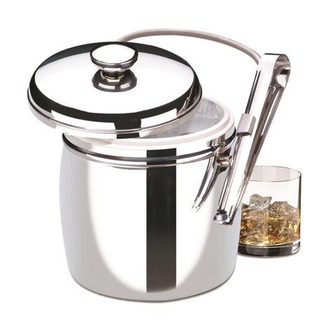 Balde Térmico Aço Inox Para Gelo Com Pinça 1.5l 1653100 Brinox Menor preço em Balde Térmico Aço Inox Para Gelo Com Pinça 1.5l 1653100 Brinox