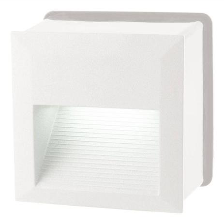 Balizador Embutido Quad Dash LED 6W Bella Iluminação Branco Menor preço em Balizador Embutido Quad Dash LED 6W Bella Iluminação Branco