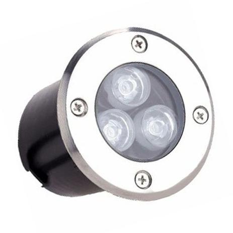 Balizador Spot Led Embutir 3w Piso Ip67 Branco Frio 110-220V - Power xl Menor preço em Balizador Spot Led Embutir 3w Piso Ip67 Branco Frio 110-220V - Power xl