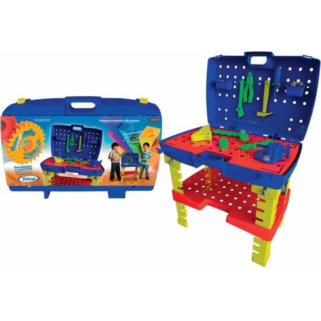 Bancada Maleta Ferramenta Brinquedo Menino Infantil Didático - Poliplac é boa?