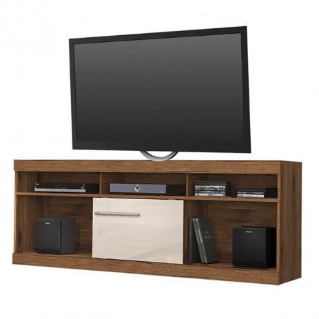 Bancada Rack porta de correr para Tv 60” Havana Rústico Terrara/ Off White - DJ Móveis é ruim? Bancada Rack porta de correr para Tv 60” Havana Rústico Terrara/ Off White - DJ Móveis é boa?
