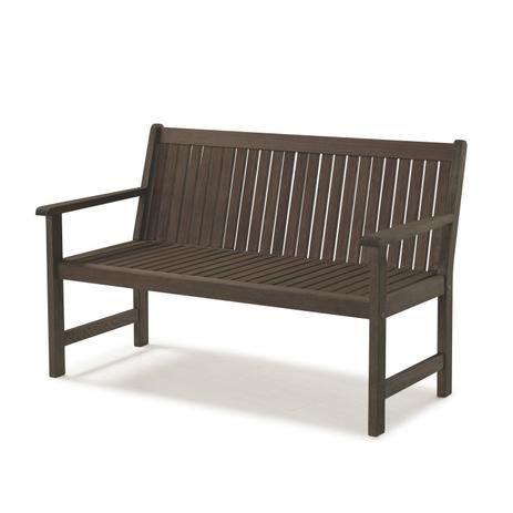 Banco 2 Lugares Com Encosto 120cm Primavera Casa e Jardim Móveis Stain Nogueira Menor preço em Banco 2 Lugares Com Encosto 120cm Primavera Casa e Jardim Móveis Stain Nogueira