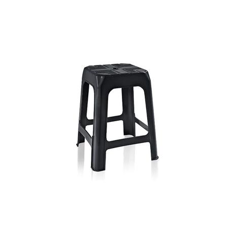 Banco banqueta banquinho cadeira de plastico multiuso preta - Arqplast Menor preço em Banco banqueta banquinho cadeira de plastico multiuso preta - Arqplast