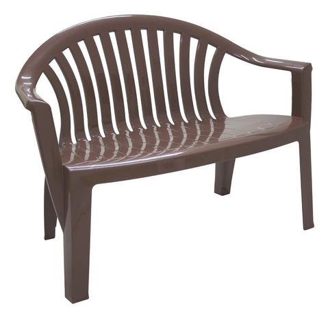 Banco De Jardim Monobloco De Plastico Leme Marrom Tramontina 92401/109 - Tramontina delta Menor preço em Banco De Jardim Monobloco De Plastico Leme Marrom Tramontina 92401/109 - Tramontina delta