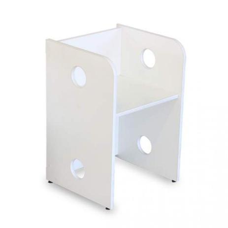 Banco Infantil Caroti Kit Cubos Baby Bramov Móveis Branco Menor preço em Banco Infantil Caroti Kit Cubos Baby Bramov Móveis Branco