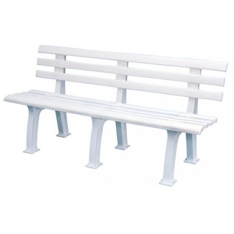 Banco Jardim Tramandai Branco 1500mm Tramontina 92400/010 Menor preço em Banco Jardim Tramandai Branco 1500mm Tramontina 92400/010