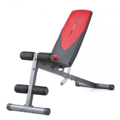Banco supino de abdominais pro 255l weider cd Menor preço em Banco supino de abdominais pro 255l weider cd