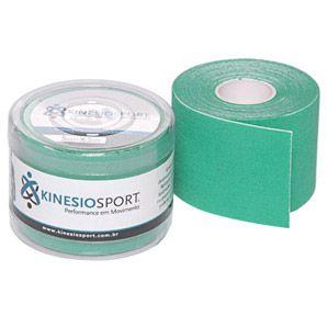 Bandagem Elástica Adesiva Verde Kinesiosport 5cmx5mts Menor preço em Bandagem Elástica Adesiva Verde Kinesiosport 5cmx5mts