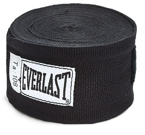 Bandagem Elástica Everlast 2,74 Metros Preta Menor preço em Bandagem Elástica Everlast 2,74 Metros Preta