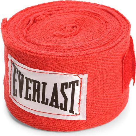 Bandagem Elástica Everlast 2,74 Metros Vermelho Menor preço em Bandagem Elástica Everlast 2,74 Metros Vermelho