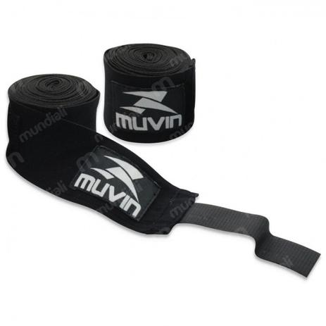 Bandagem Elastica Preta Muvin 3 Metros 2 Unidades Menor preço em Bandagem Elastica Preta Muvin 3 Metros 2 Unidades