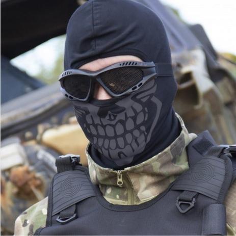 Bandana Caveira Touca Balaclava Mascara Paintball - Mundo do militar Menor preço em Bandana Caveira Touca Balaclava Mascara Paintball - Mundo do militar