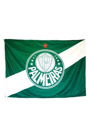 Bandeiras Oficiais - 2 Panos1,30 X 0,90 Cm. Palmeiras - BC SARTORI