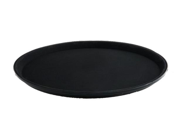 Bandeja Antiderrapante Preta Redonda 35,5 cm Arienzo Brinox - BRI 124 Menor preço em Bandeja Antiderrapante Preta Redonda 35,5 cm Arienzo Brinox - BRI 124