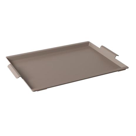 Bandeja Casual Maxi 50,7 x 33,6 x 3 cm Warm Gray - Coza - Brinox Menor preço em Bandeja Casual Maxi 50,7 x 33,6 x 3 cm Warm Gray - Coza - Brinox