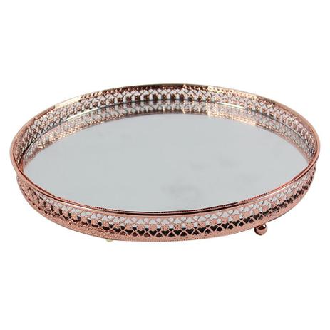 Bandeja cobre espelhada - 21 cm - Btc Menor preço em Bandeja cobre espelhada - 21 cm - Btc