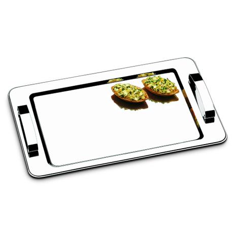 Bandeja Com Alça Atina 23 cm - Brinox Menor preço em Bandeja Com Alça Atina 23 cm - Brinox