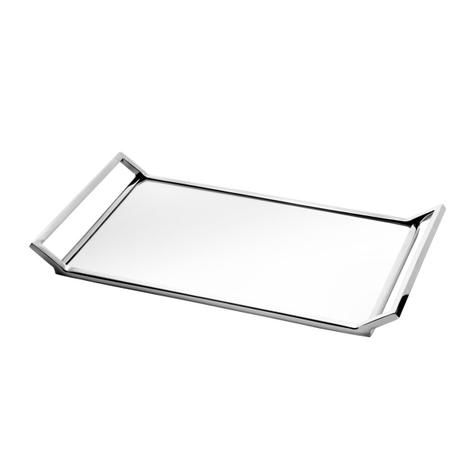Bandeja DE Aço Inox Com Alças E Espelho 62x36cm Mirror Wolff Menor preço em Bandeja DE Aço Inox Com Alças E Espelho 62x36cm Mirror Wolff