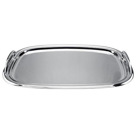 Bandeja de Aço Inox Retangular com Alça Pequena - Fracalanza Menor preço em Bandeja de Aço Inox Retangular com Alça Pequena - Fracalanza