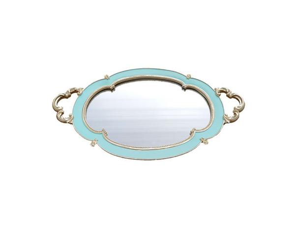Bandeja de Resina Espelhada Oval 45x27cm - Lunne Menor preço em Bandeja de Resina Espelhada Oval 45x27cm - Lunne
