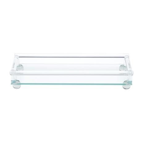 Bandeja De Vidro C/Pé 33X12X5,8 Cm - F9-25904 - Rojemac Menor preço em Bandeja De Vidro C/Pé 33X12X5,8 Cm - F9-25904 - Rojemac