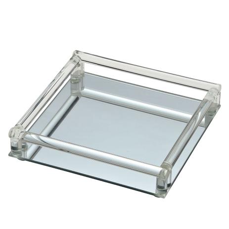 Bandeja de Vidro Espelhada 20cm Espressione Menor preço em Bandeja de Vidro Espelhada 20cm Espressione
