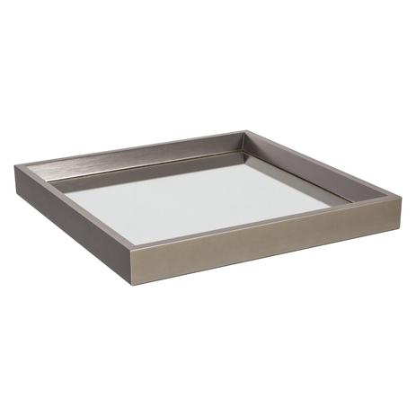 Bandeja Decorativa Espelhada Ornamental 4,5cmx37,5cm Santa Luzia Inox Menor preço em Bandeja Decorativa Espelhada Ornamental 4,5cmx37,5cm Santa Luzia Inox