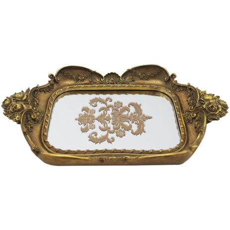 Bandeja Espelhada Em Resina Cecilia - Prime home decor Menor preço em Bandeja Espelhada Em Resina Cecilia - Prime home decor