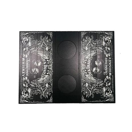 Bandeja Esteira Braço Sofá Madeira Porta Copo Estampa Whisky - Maisaz Menor preço em Bandeja Esteira Braço Sofá Madeira Porta Copo Estampa Whisky - Maisaz
