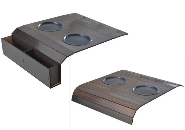 Bandeja Esteira Para Braço De Sofá Com Porta Copos Controle - Castanho ( tabaco) Menor preço em Bandeja Esteira Para Braço De Sofá Com Porta Copos Controle - Castanho ( tabaco)