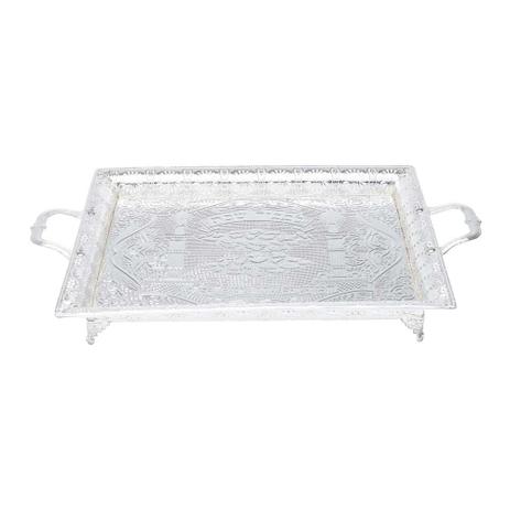 Bandeja Judaica Retangular C/ Alça De Zamac - F9-25782 - Rojemac Menor preço em Bandeja Judaica Retangular C/ Alça De Zamac - F9-25782 - Rojemac