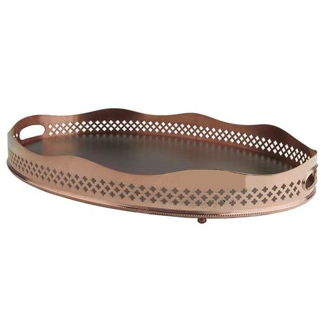 Bandeja Madeleine Classique Oval Cobre - St james Menor preço em Bandeja Madeleine Classique Oval Cobre - St james