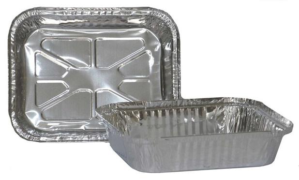 Bandeja Marmitex Alumínio Retangular 1150 ml Térmica - Cx. c/100 Unidades Menor preço em Bandeja Marmitex Alumínio Retangular 1150 ml Térmica - Cx. c/100 Unidades