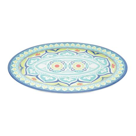 Bandeja oval em melamina Bon Gourmet Mandala 51x35cm - Bongourmet Menor preço em Bandeja oval em melamina Bon Gourmet Mandala 51x35cm - Bongourmet