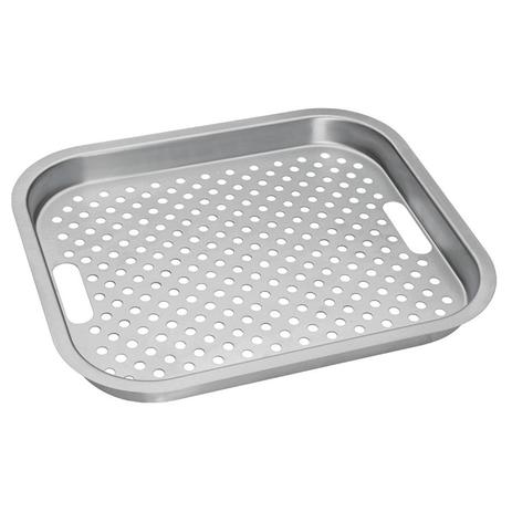 Bandeja perfurada em aço inox para pias e cubas 42 x 36cm - tramontina Menor preço em Bandeja perfurada em aço inox para pias e cubas 42 x 36cm - tramontina
